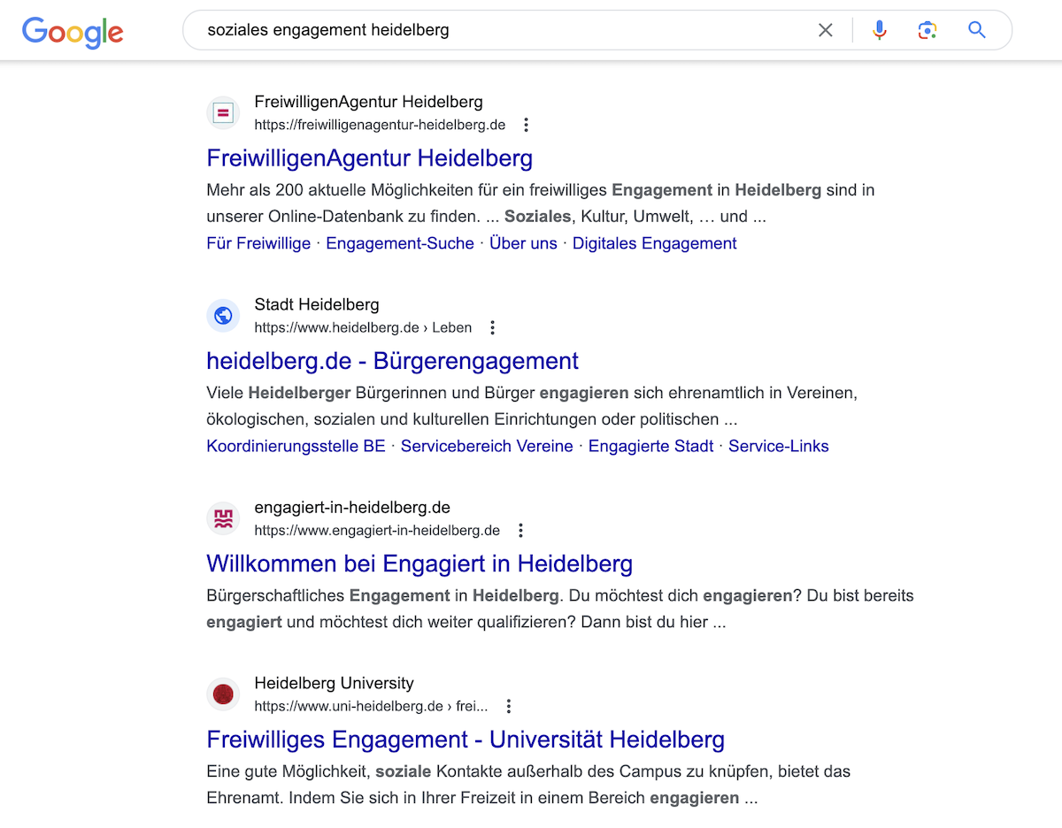 auf google als verein besser gefunden werden